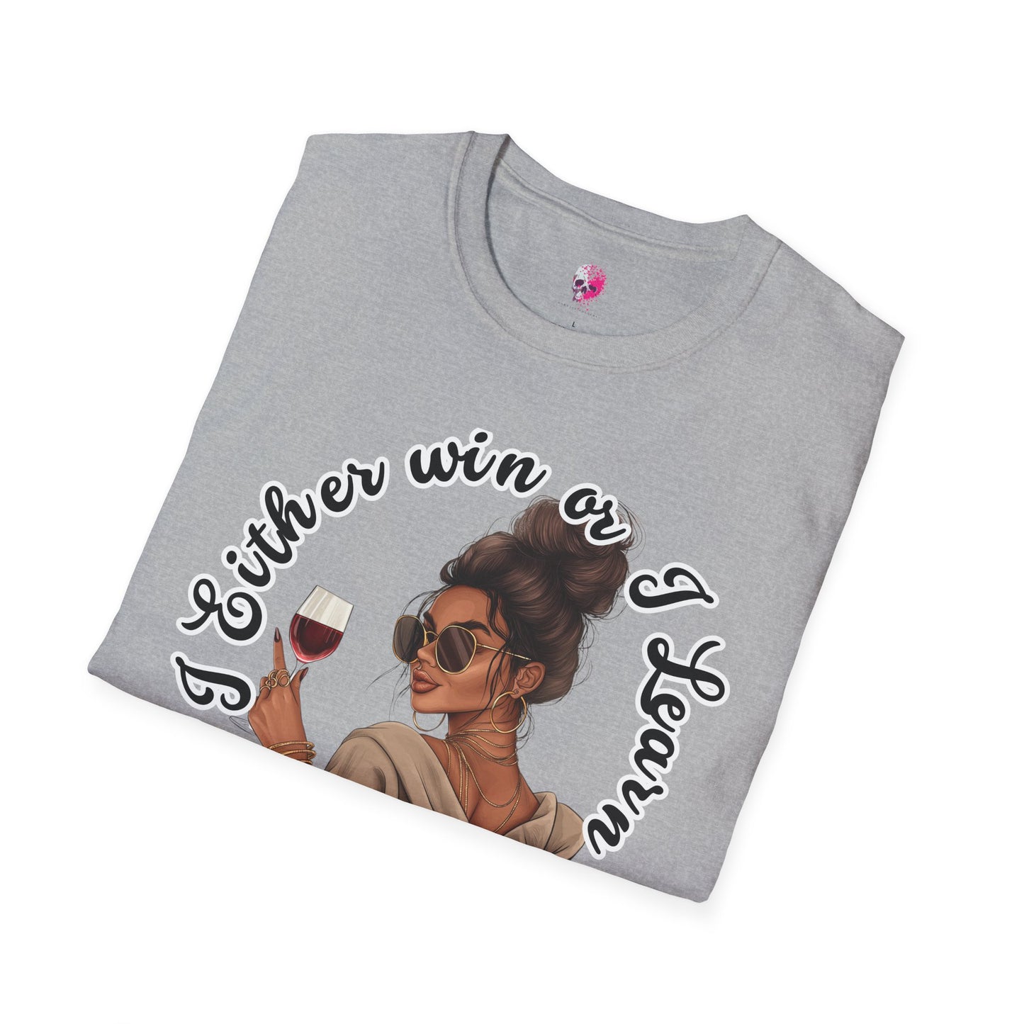 Empowered Quote T-Shirt, Inspirational Tee, Motivation Shirt, Wine Lover Gift, Unisex Graphic Tee, Casual Wear