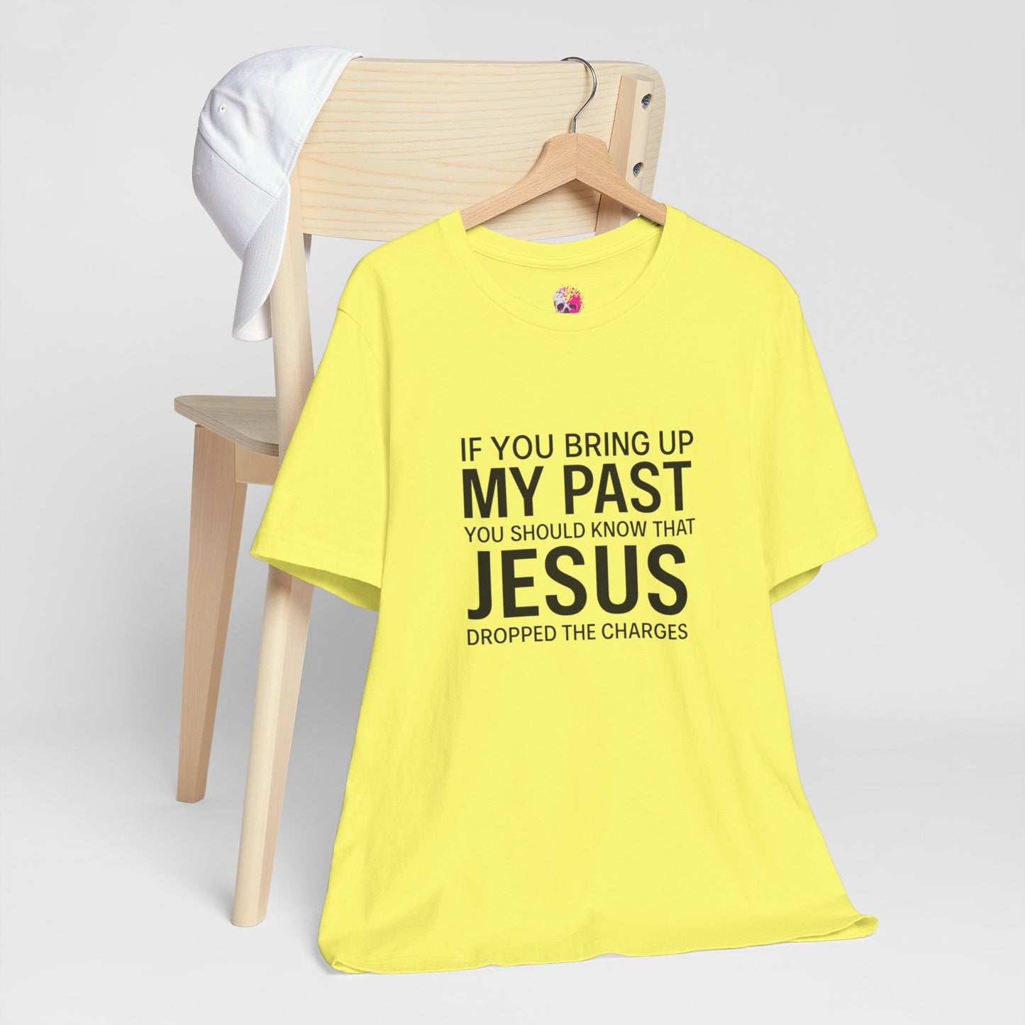 Jesus Dropped the Charges Tee, Faith-Based T-Shirt, Christian Gift, Inspirational Apparel, Religious Humor Top, Unisex Graphic Shirt