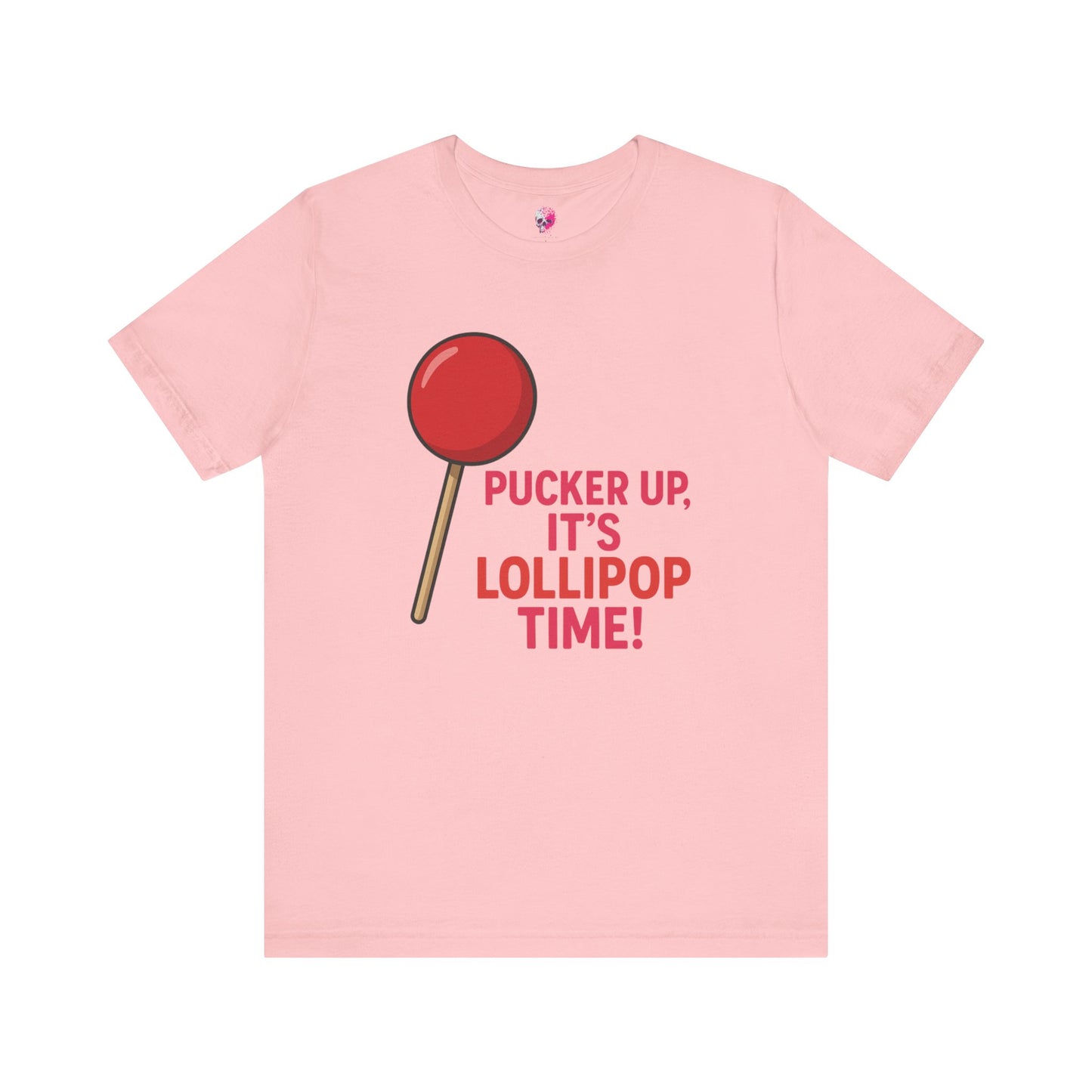 Lollipop Time Tee - Fun Unisex Shirt, Sweet Gift for Candy Lovers, Cute Holiday Apparel, Birthday, Summer Vibes