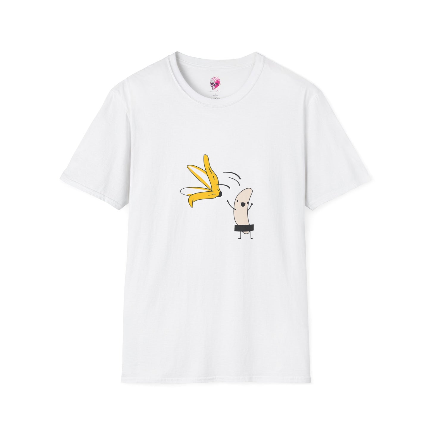 Whimsical Banana T-Shirt, Fun Gift, Unisex Tee, Cute Graphic Tee, Casual Wear, Summer Style, Playful Outfit