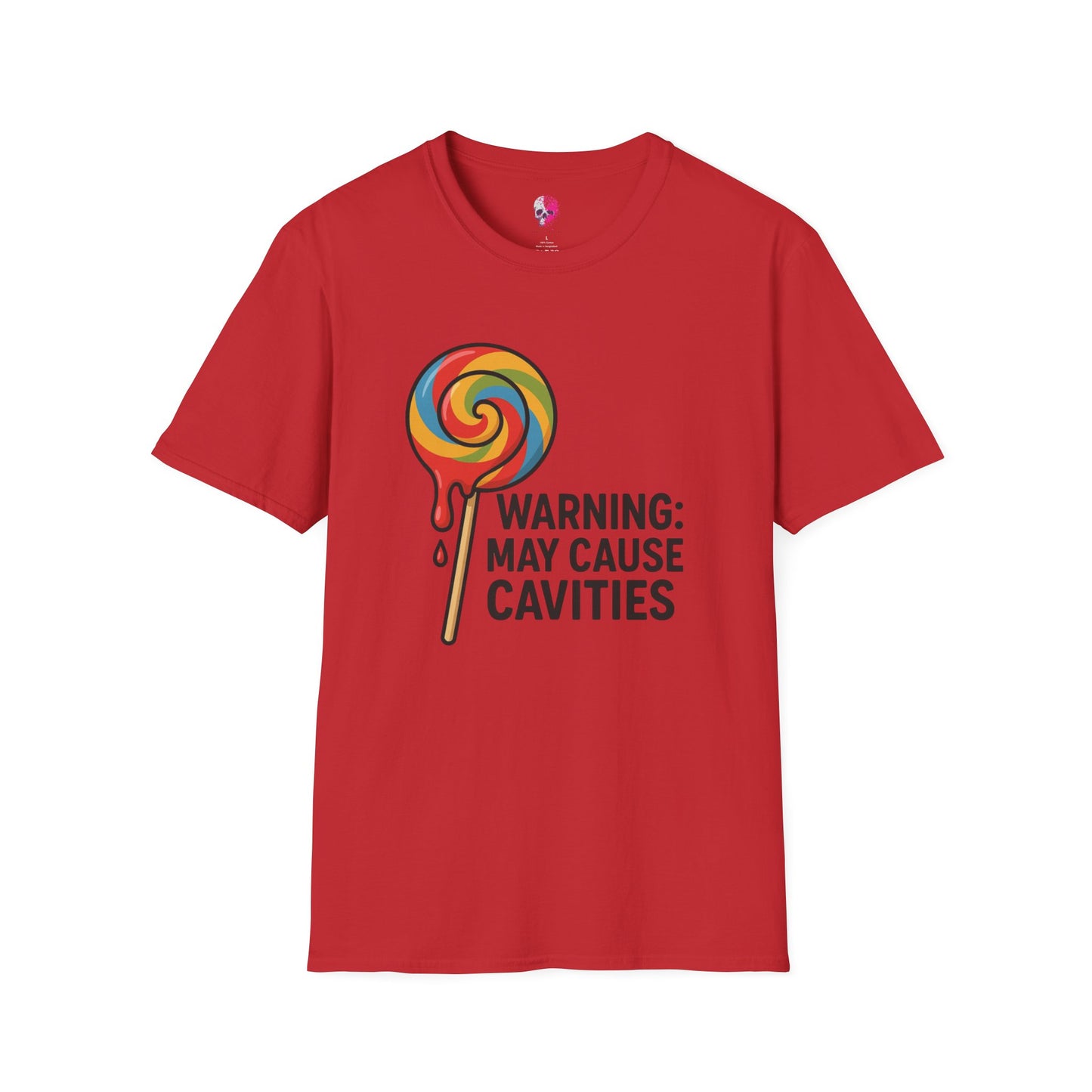 Sweet Tooth Warning T-Shirt, Funny Candy Tee, Gifts for Candy Lovers, Birthday Shirt, Casual Wear, Holiday Apparel