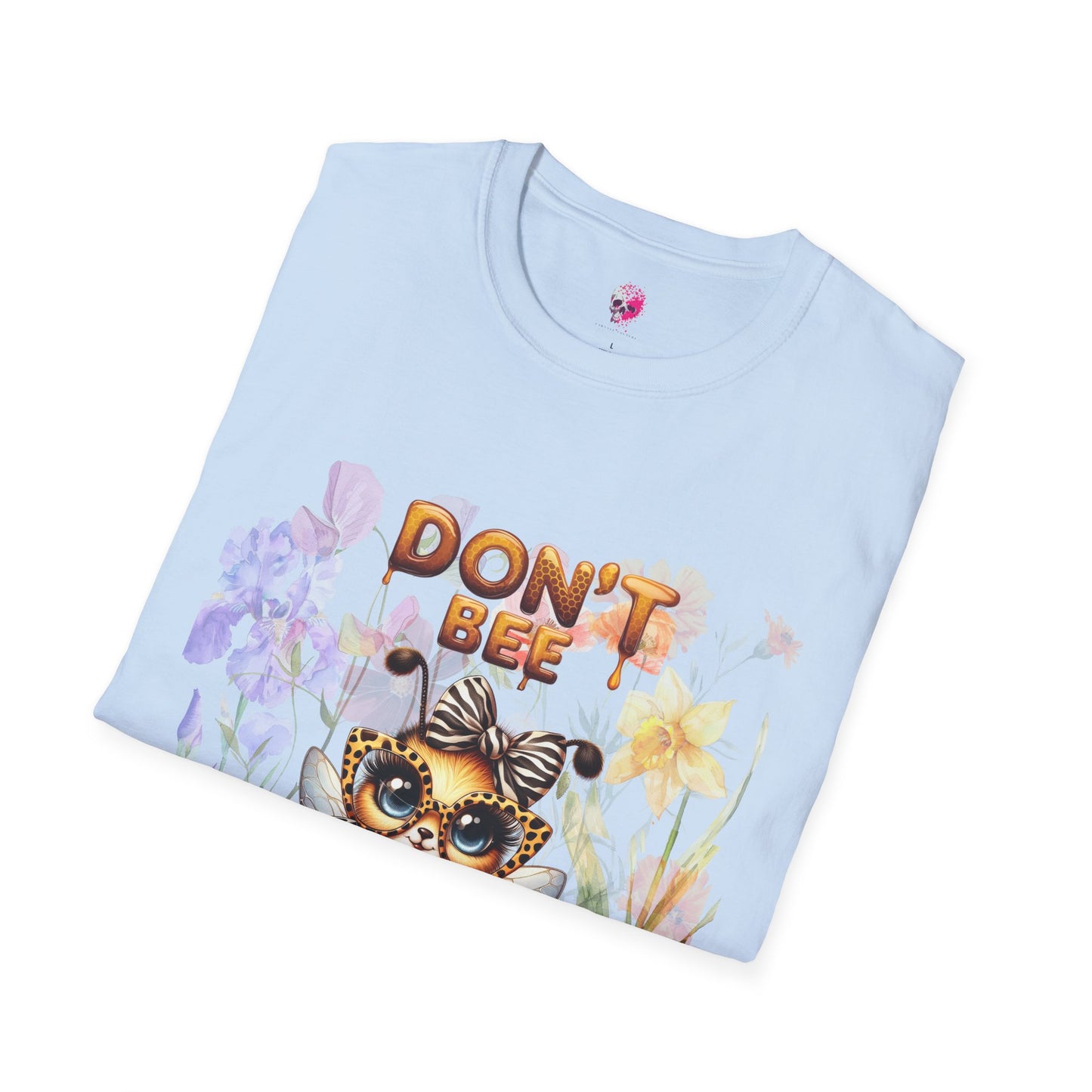 Bee T-Shirt - 'Don't Be Judgy' Floral Design