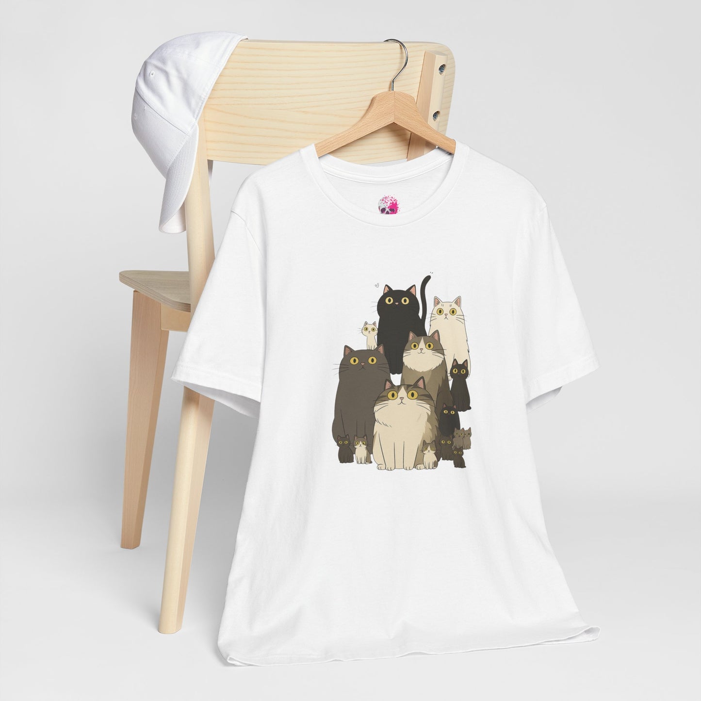 Cute Cat Lover Unisex Tee, Funny Cat Shirt, Animal Lover Gift, Pet Lovers Tee, Purrfect for Cat Enthusiasts