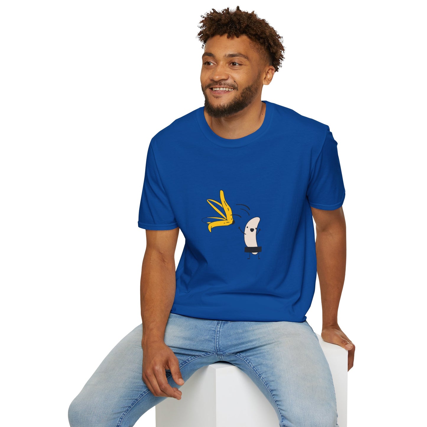 Whimsical Banana T-Shirt, Fun Gift, Unisex Tee, Cute Graphic Tee, Casual Wear, Summer Style, Playful Outfit