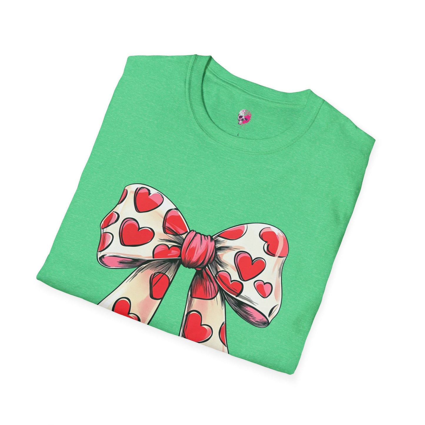 Heart Bow Unisex Softstyle T-Shirt