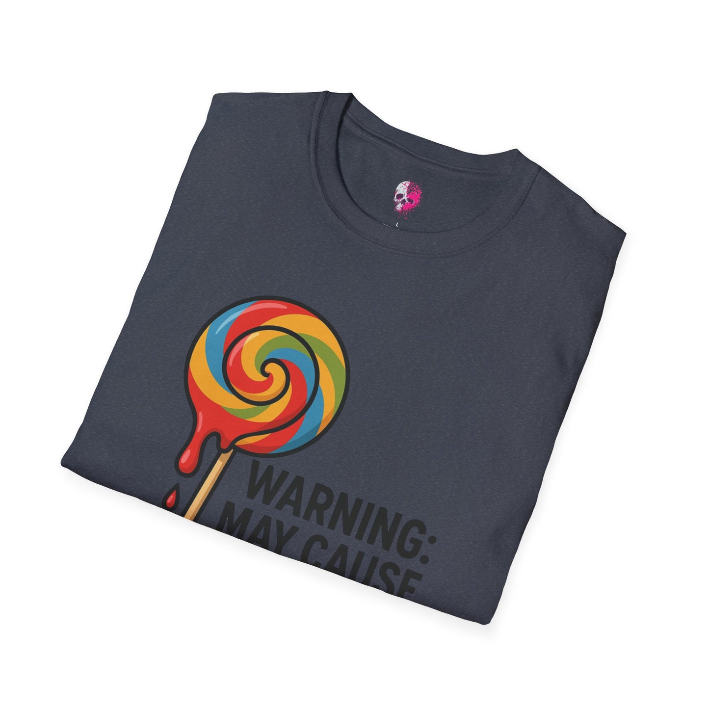 Sweet Tooth Warning T-Shirt, Funny Candy Tee, Gifts for Candy Lovers, Birthday Shirt, Casual Wear, Holiday Apparel