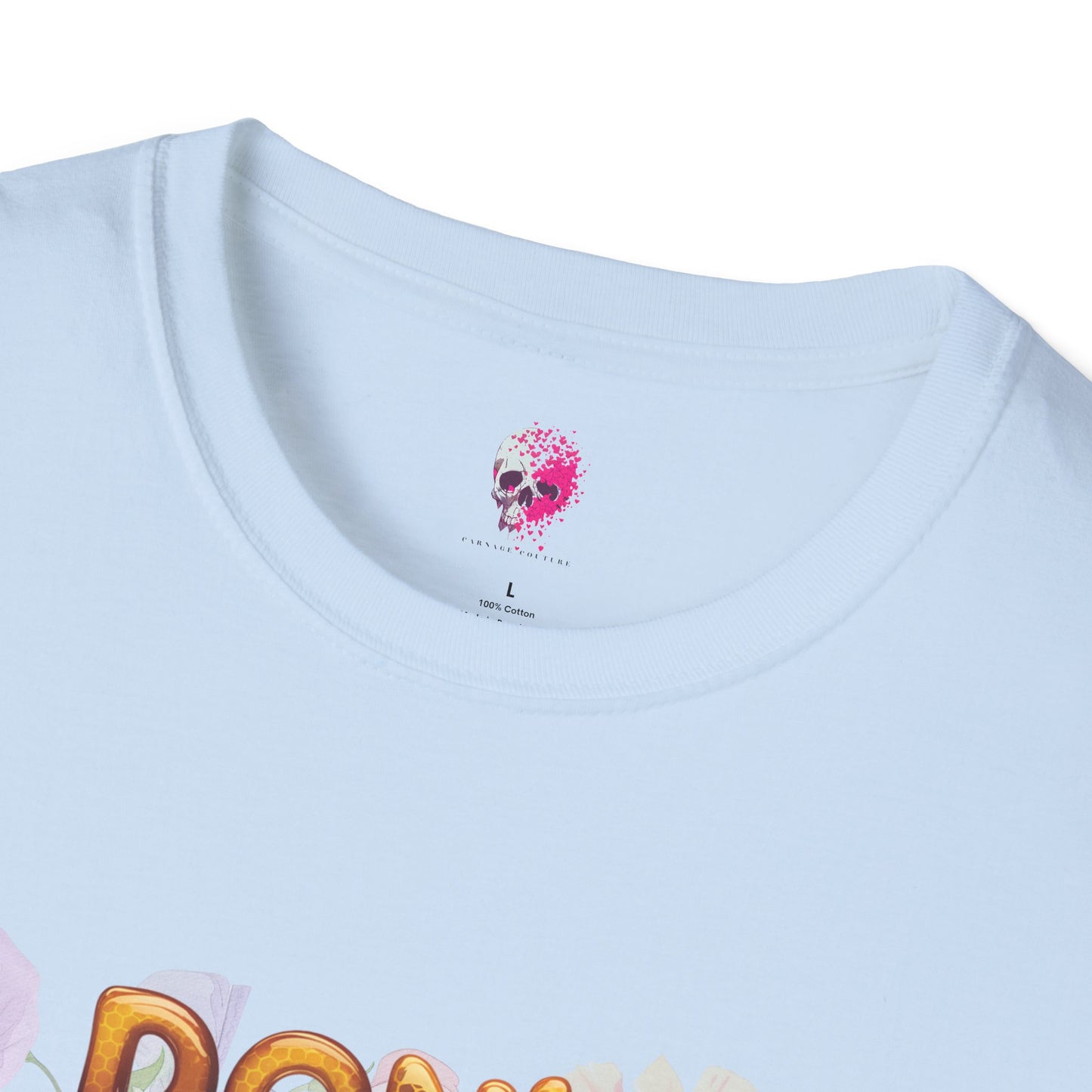 Bee T-Shirt - 'Don't Be Judgy' Floral Design