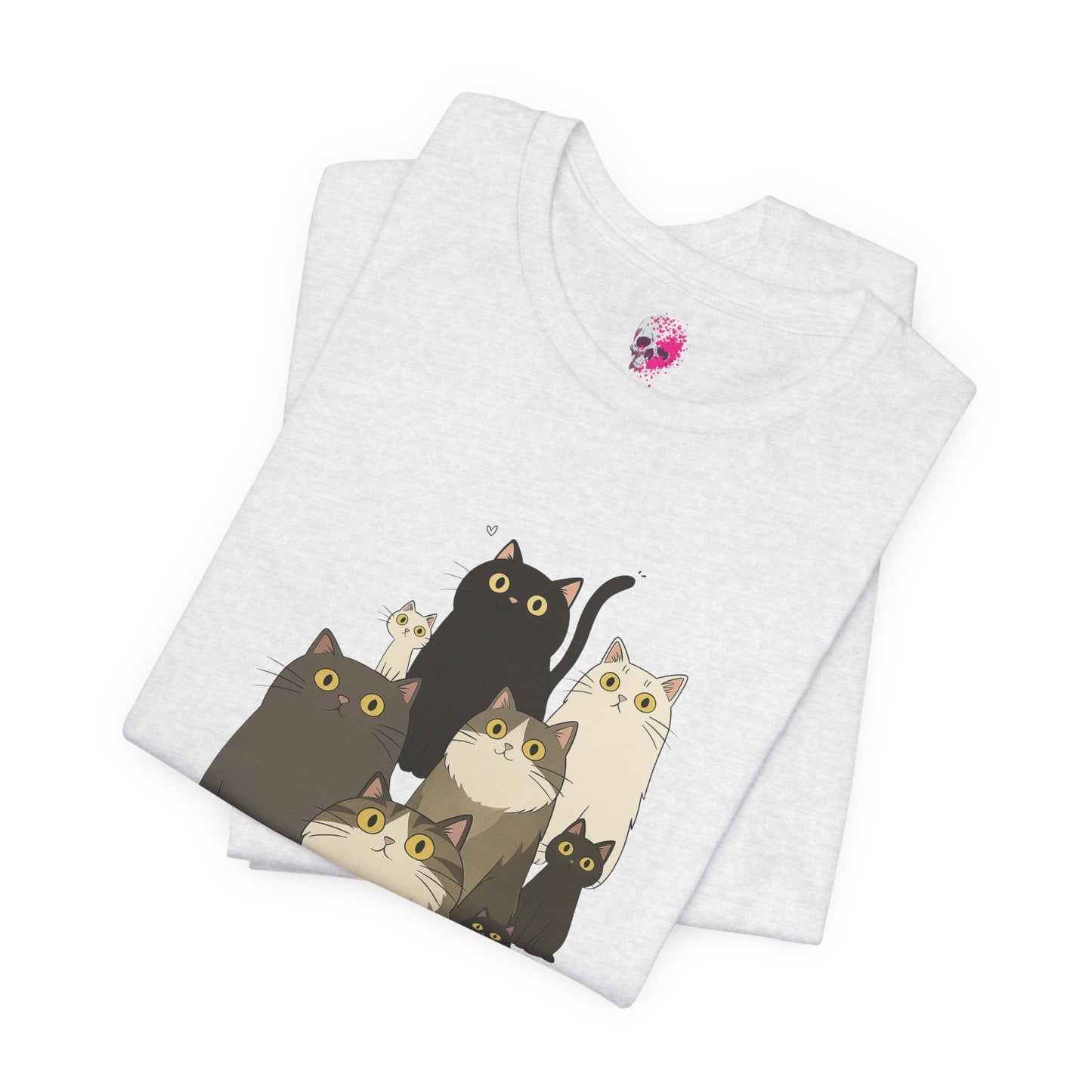 Cute Cat Lover Unisex Tee, Funny Cat Shirt, Animal Lover Gift, Pet Lovers Tee, Purrfect for Cat Enthusiasts