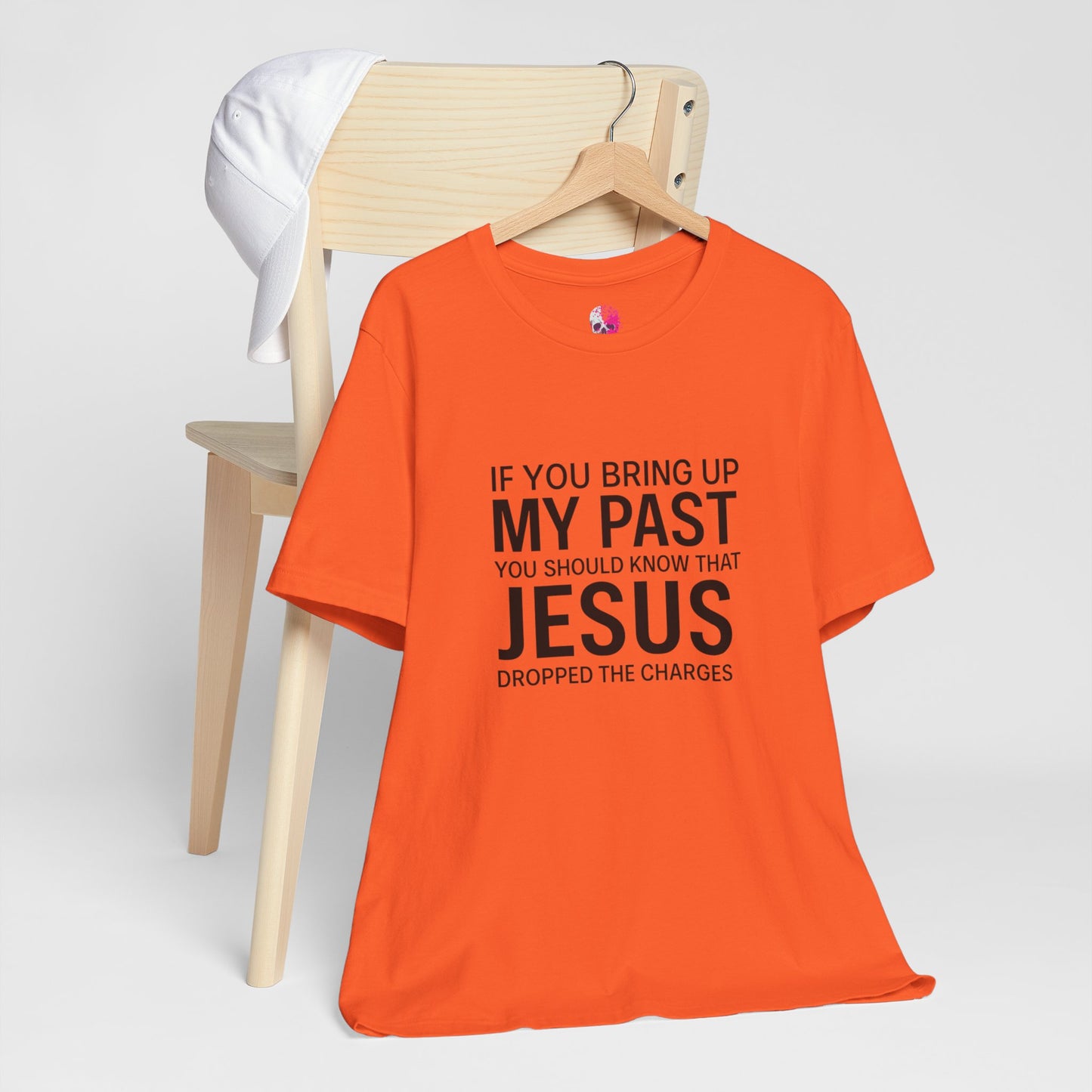 Jesus Dropped the Charges Tee, Faith-Based T-Shirt, Christian Gift, Inspirational Apparel, Religious Humor Top, Unisex Graphic Shirt