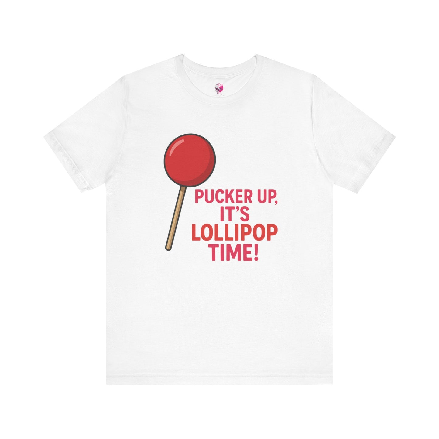 Lollipop Time Tee - Fun Unisex Shirt, Sweet Gift for Candy Lovers, Cute Holiday Apparel, Birthday, Summer Vibes