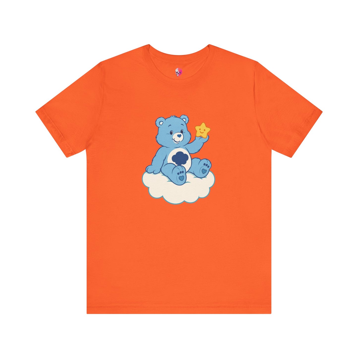 Cute Bear Cloud Tee, Adorable Graphic T-Shirt, Perfect Gift for Kids, Baby Shower, Birthday Party, Casual Wear