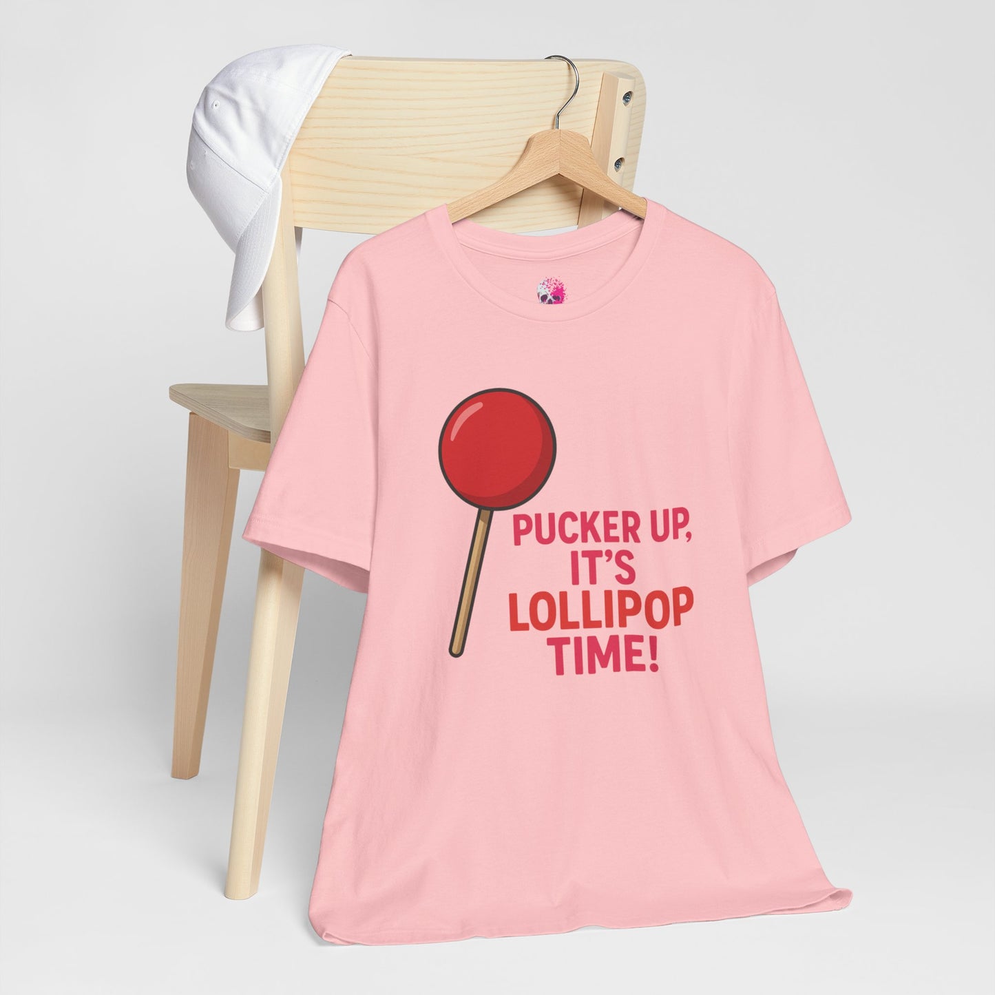 Lollipop Time Tee - Fun Unisex Shirt, Sweet Gift for Candy Lovers, Cute Holiday Apparel, Birthday, Summer Vibes