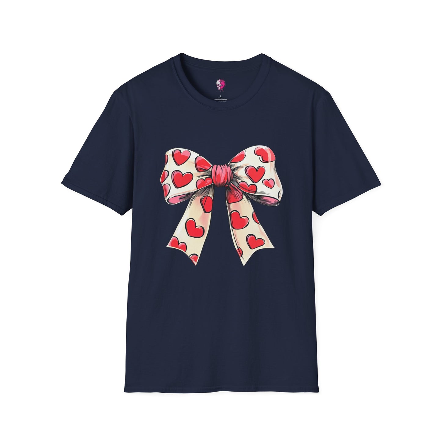 Heart Bow Unisex Softstyle T-Shirt