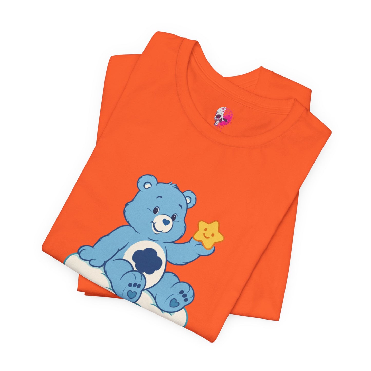 Cute Bear Cloud Tee, Adorable Graphic T-Shirt, Perfect Gift for Kids, Baby Shower, Birthday Party, Casual Wear