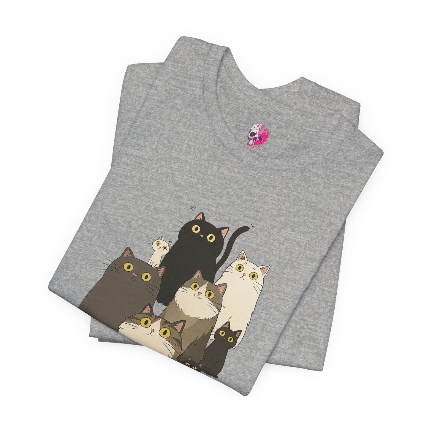 Cute Cat Lover Unisex Tee, Funny Cat Shirt, Animal Lover Gift, Pet Lovers Tee, Purrfect for Cat Enthusiasts