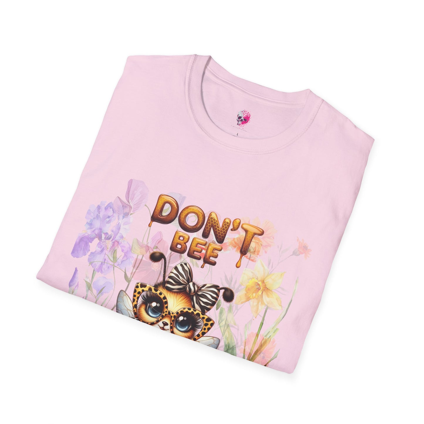 Bee T-Shirt - 'Don't Be Judgy' Floral Design