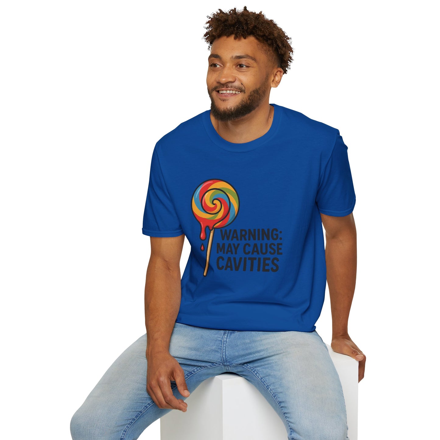 Sweet Tooth Warning T-Shirt, Funny Candy Tee, Gifts for Candy Lovers, Birthday Shirt, Casual Wear, Holiday Apparel