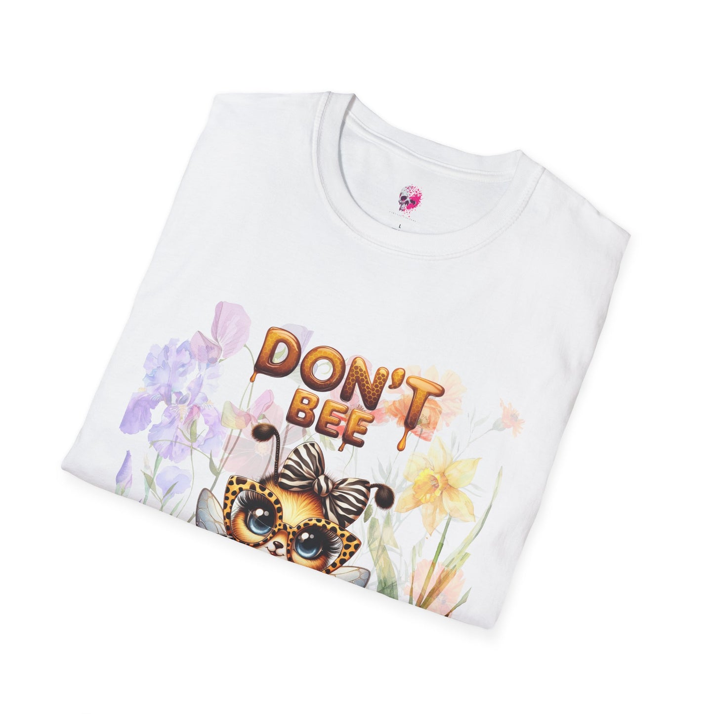 Bee T-Shirt - 'Don't Be Judgy' Floral Design