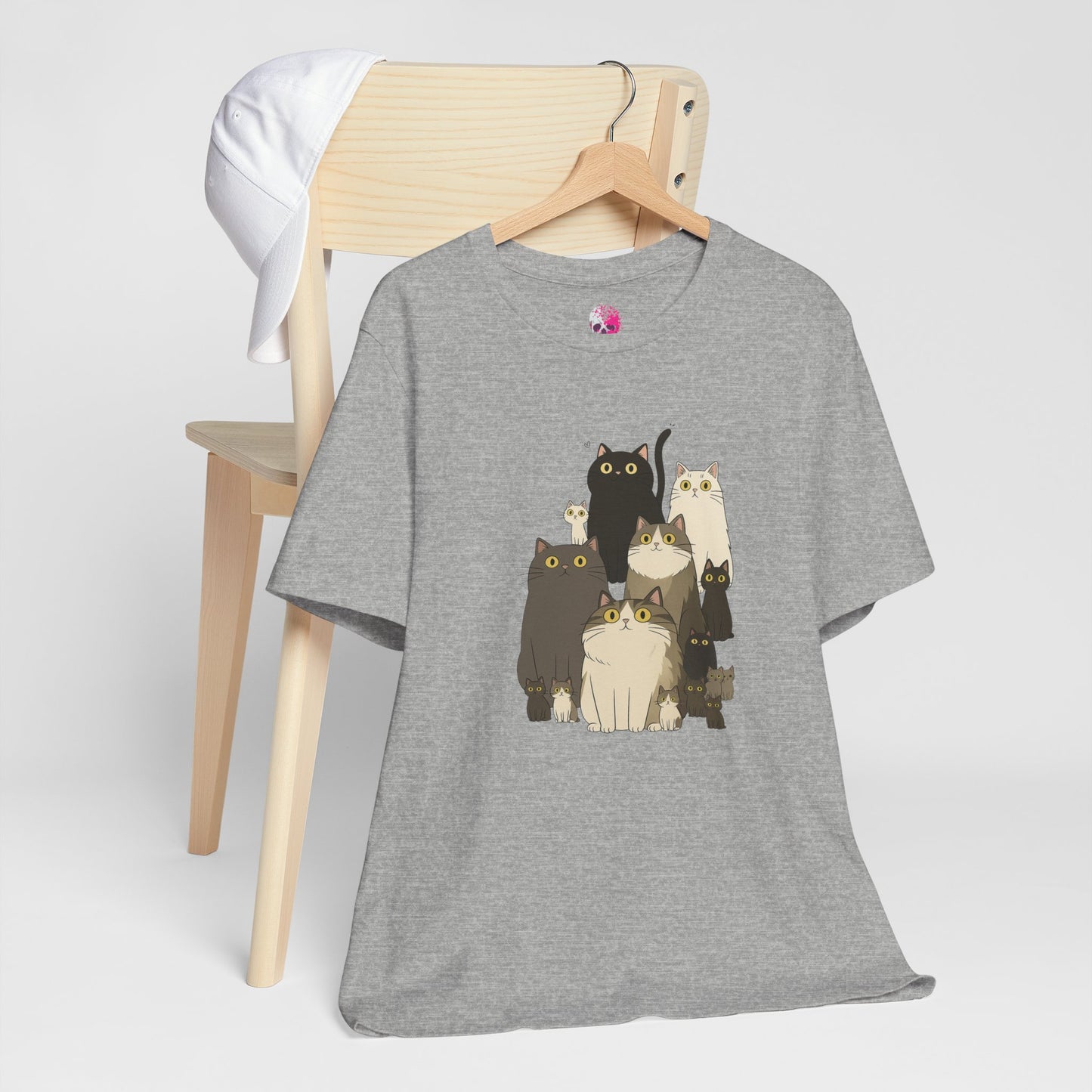 Cute Cat Lover Unisex Tee, Funny Cat Shirt, Animal Lover Gift, Pet Lovers Tee, Purrfect for Cat Enthusiasts