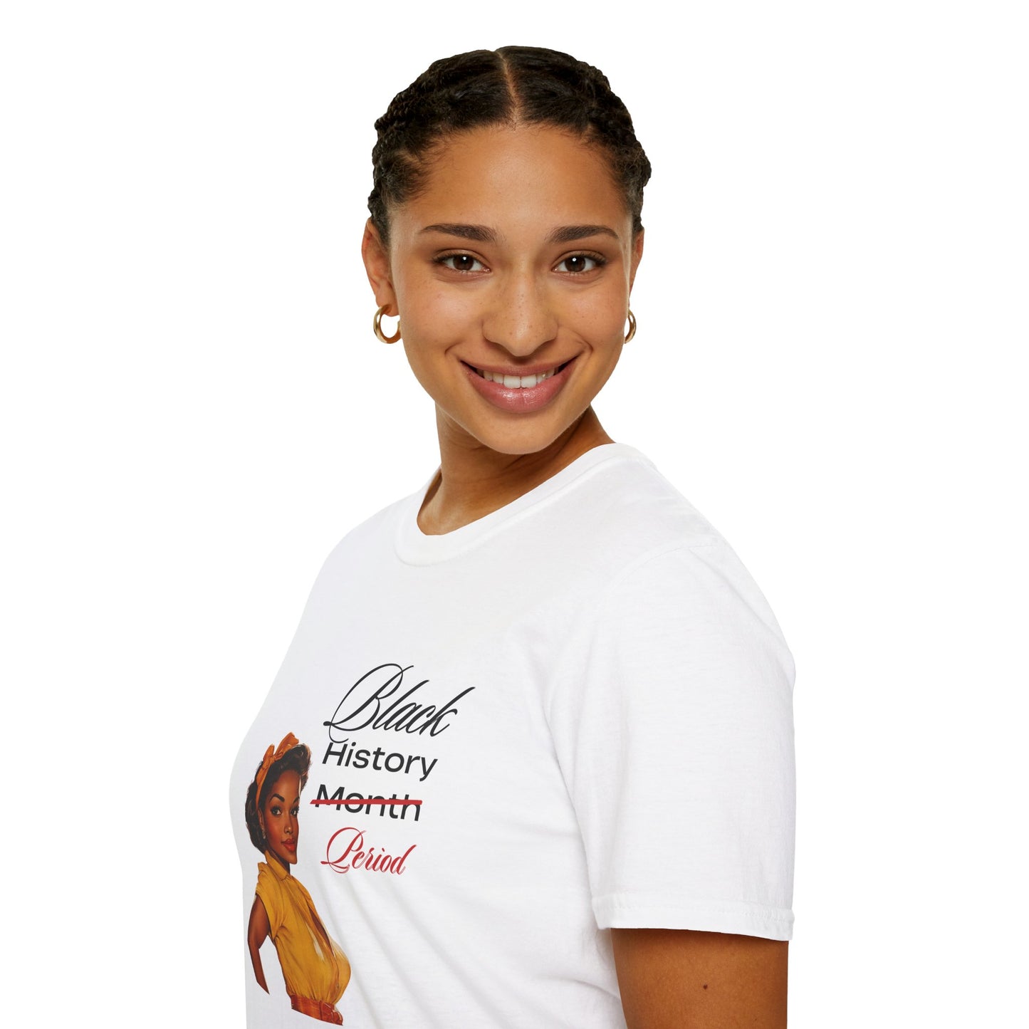 Black History Month Unisex Softstyle T-Shirt - Celebrate Heritage and Pride