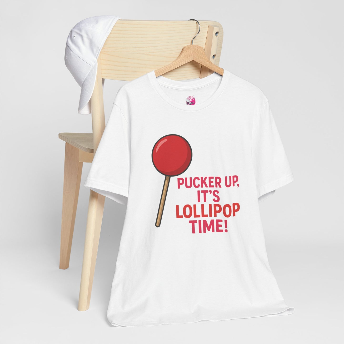 Lollipop Time Tee - Fun Unisex Shirt, Sweet Gift for Candy Lovers, Cute Holiday Apparel, Birthday, Summer Vibes