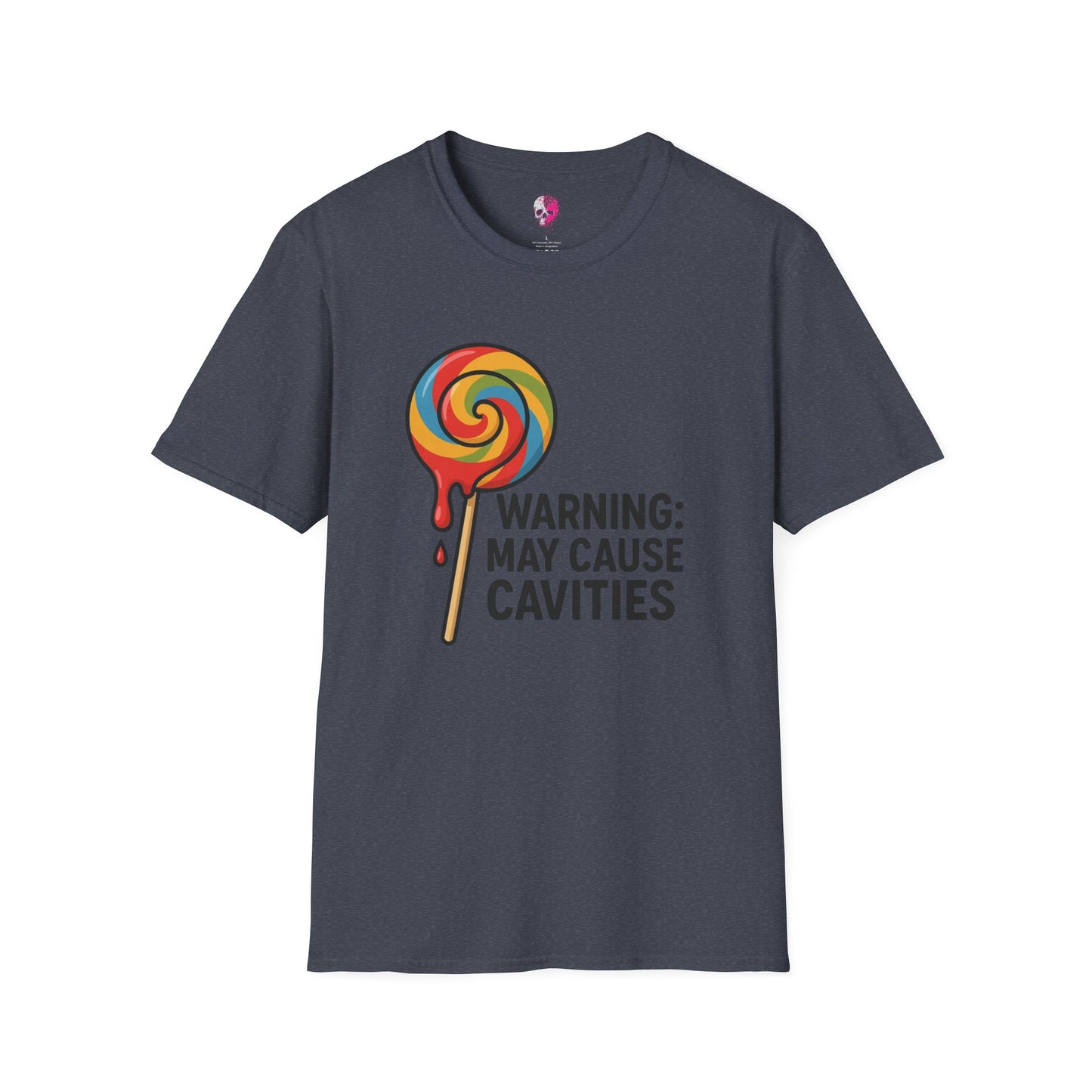 Sweet Tooth Warning T-Shirt, Funny Candy Tee, Gifts for Candy Lovers, Birthday Shirt, Casual Wear, Holiday Apparel
