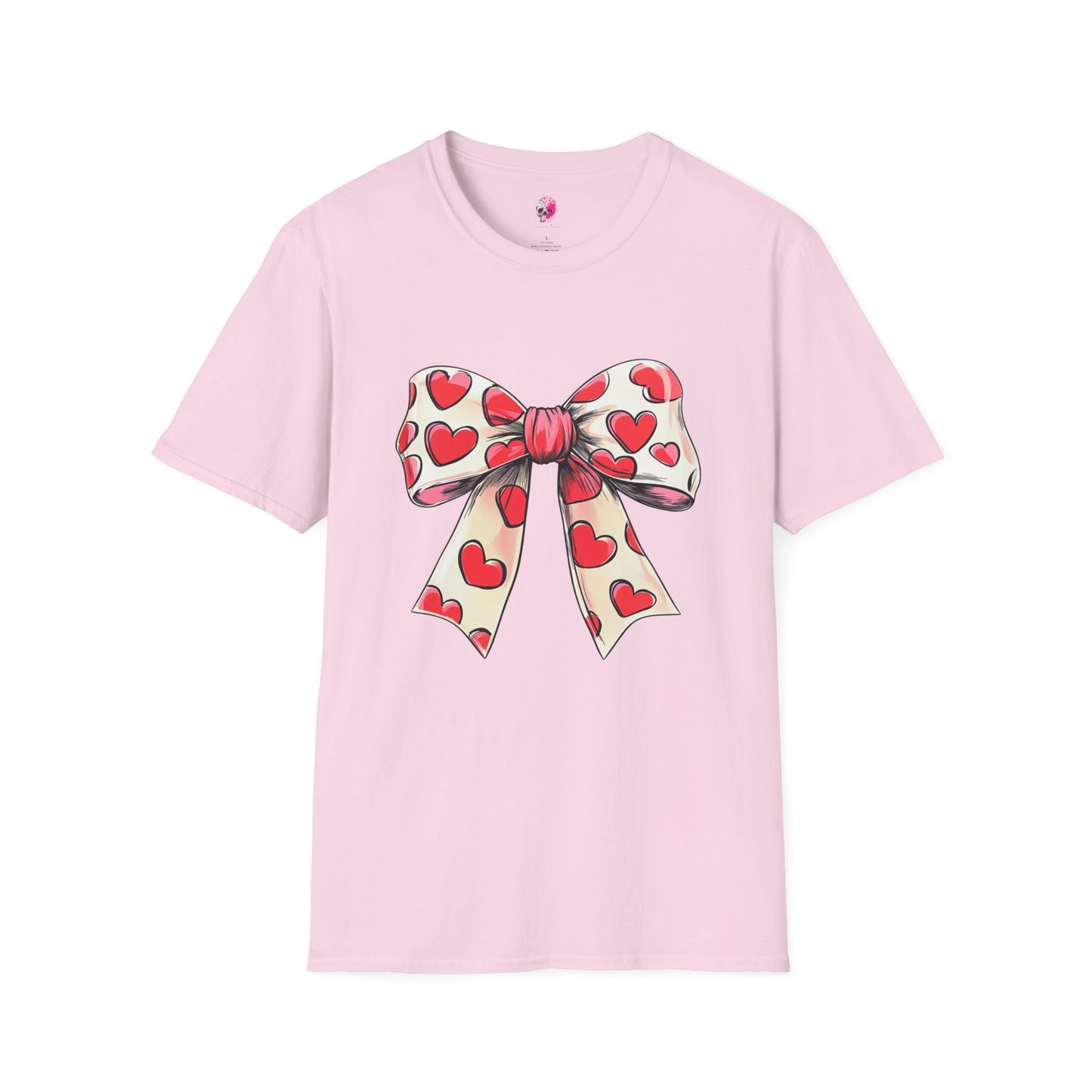 Heart Bow Unisex Softstyle T-Shirt