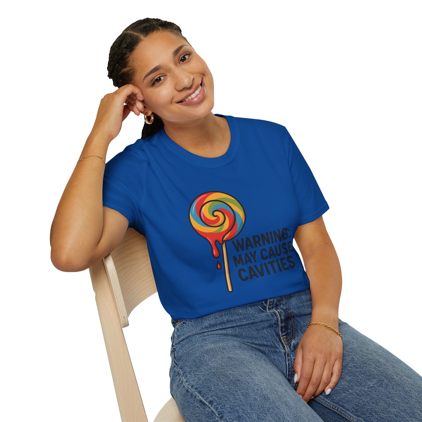 Sweet Tooth Warning T-Shirt, Funny Candy Tee, Gifts for Candy Lovers, Birthday Shirt, Casual Wear, Holiday Apparel