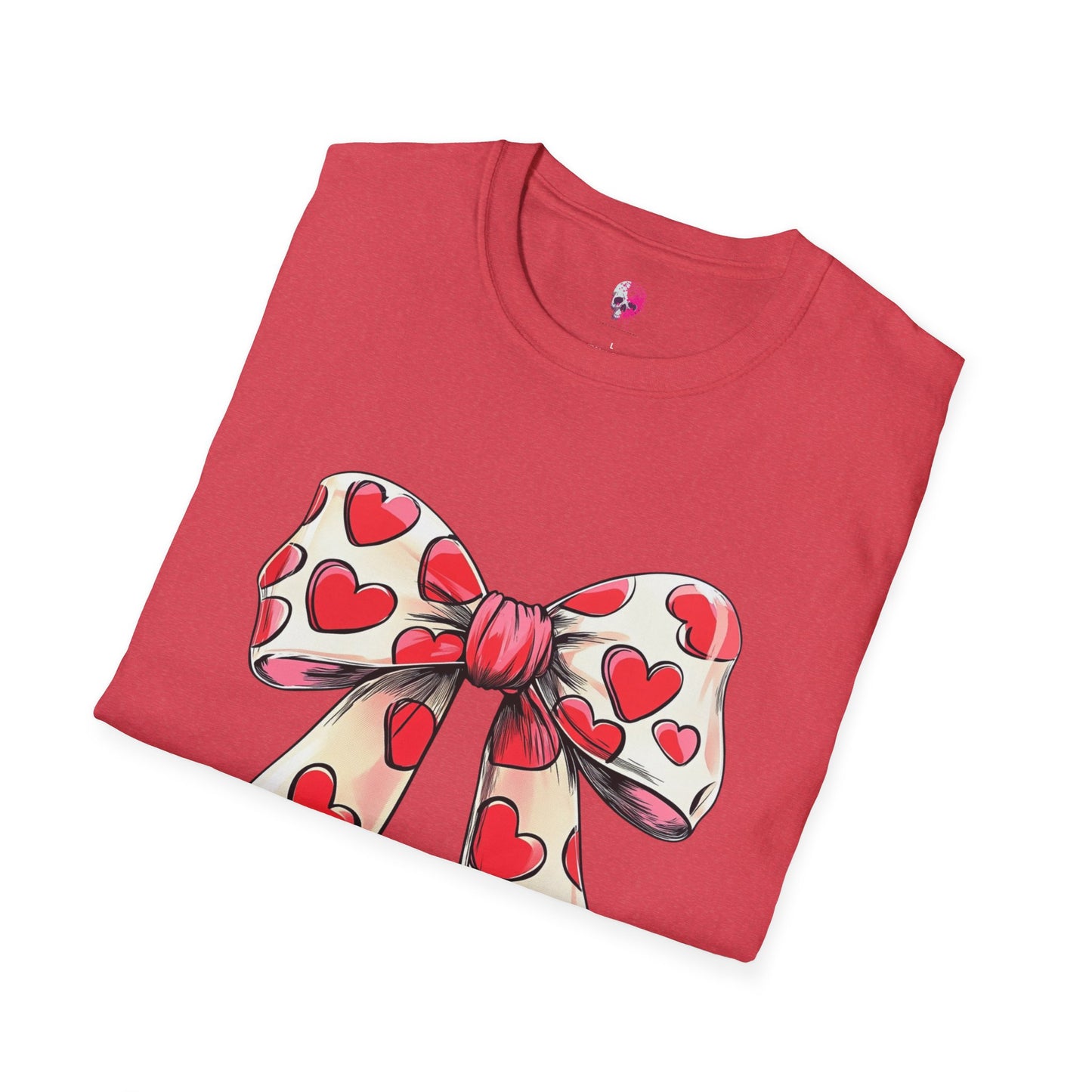 Heart Bow Unisex Softstyle T-Shirt
