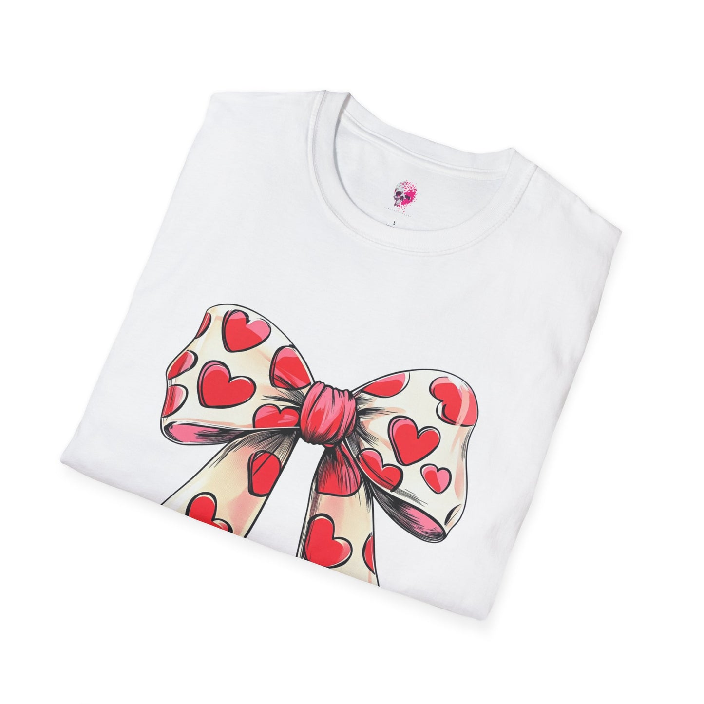 Heart Bow Unisex Softstyle T-Shirt