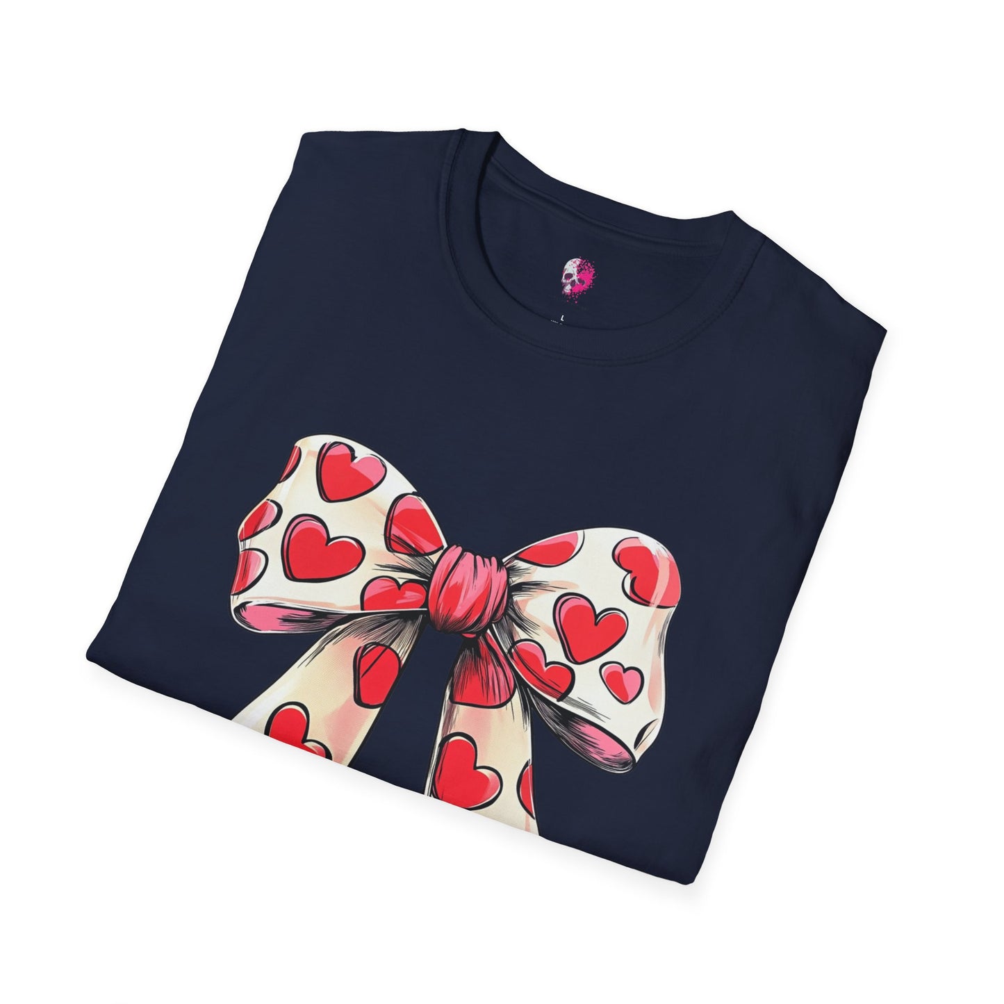 Heart Bow Unisex Softstyle T-Shirt