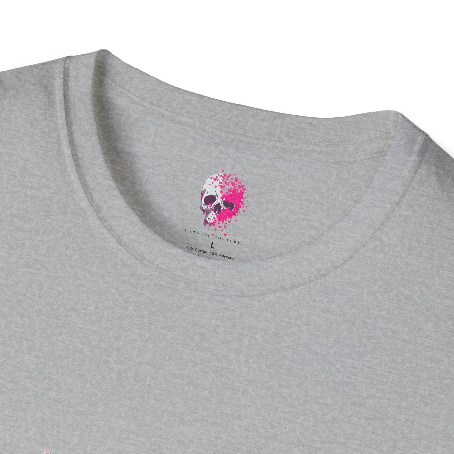 Floral Heart Unisex T-Shirt | Softstyle Tee for Floral Lovers | Perfect Gift for Birthdays, Anniversaries, or Casual Wear
