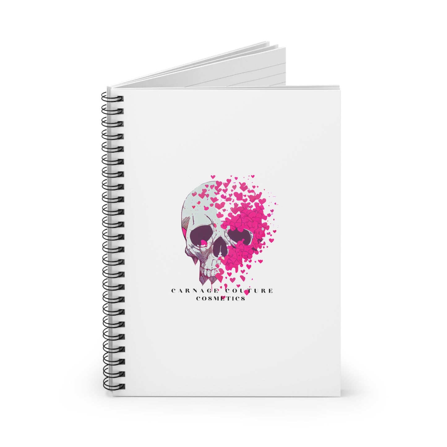 Carnage Couture Cosmetics Spiral Notebook - Ruled Line