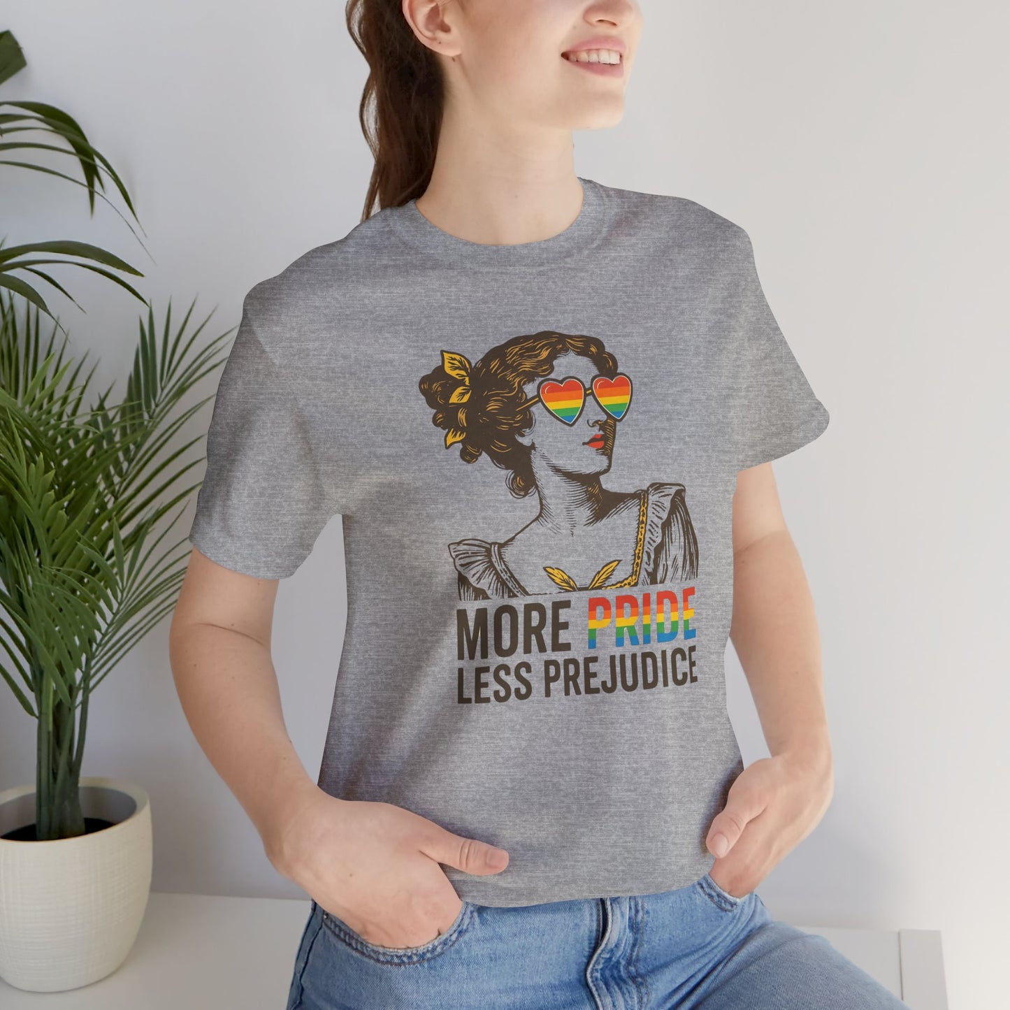Pride Quote Tee - More Pride Less Prejudice Unisex Jersey Short Sleeve T-Shirt, LGBTQ+ Pride Apparel, Comfortable Casual Wear, Gift [...]