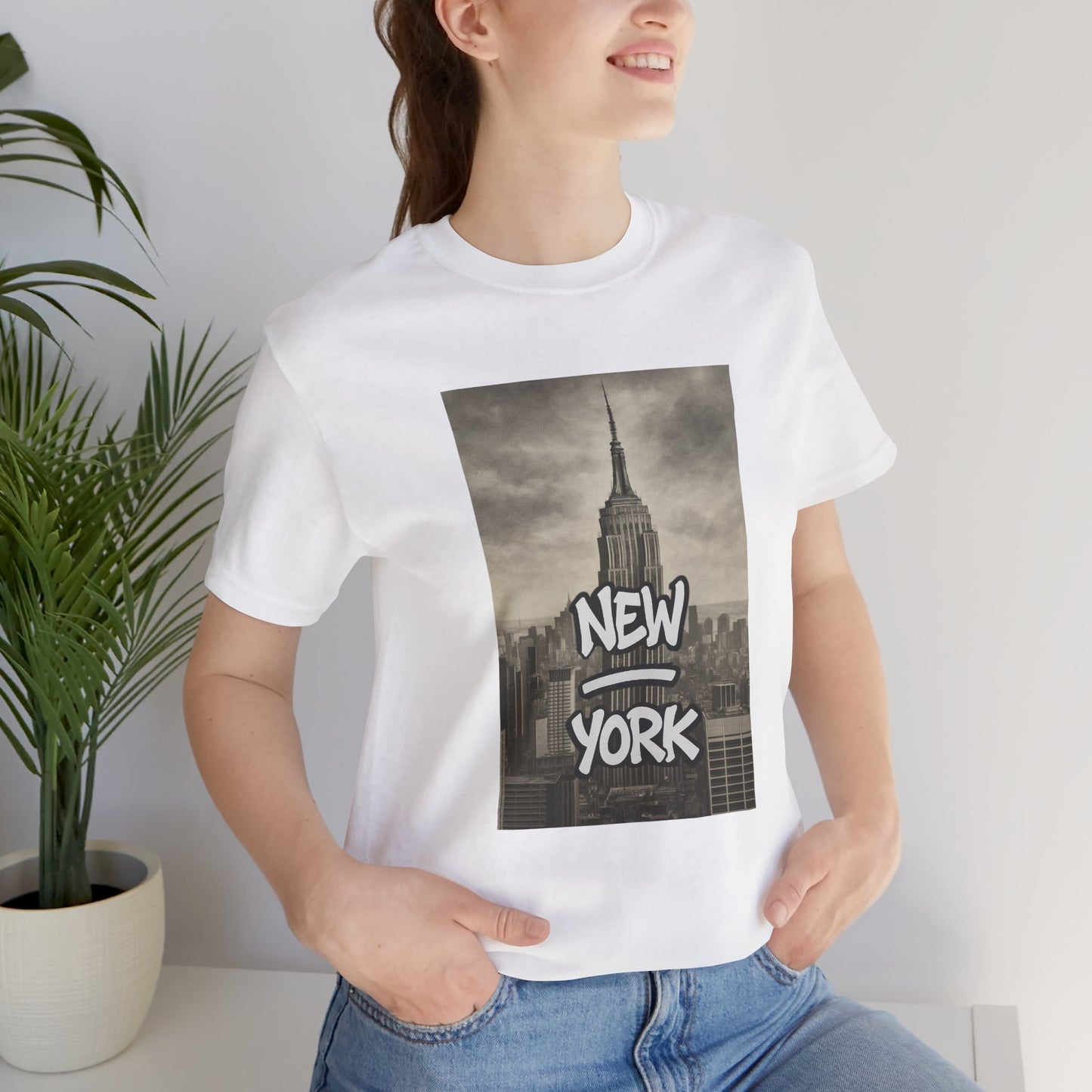 New York Skyline Tee, Vintage NYC Shirt, Unisex Graphic T-Shirt, Travel Souvenir, NY Pride Apparel, Casual Everyday Wear