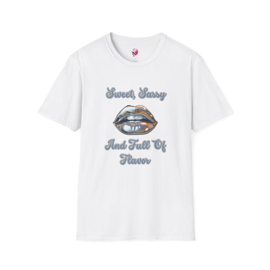 Sweet, Sassy, and Full of Flavor T-Shirt | Trendy Graphic Tee for Confident Individuals, Gift for Birthdays, Casual Wear, Summer [...]
