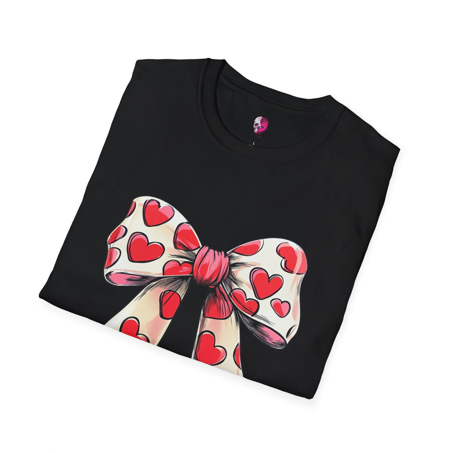 Heart Bow Unisex Softstyle T-Shirt