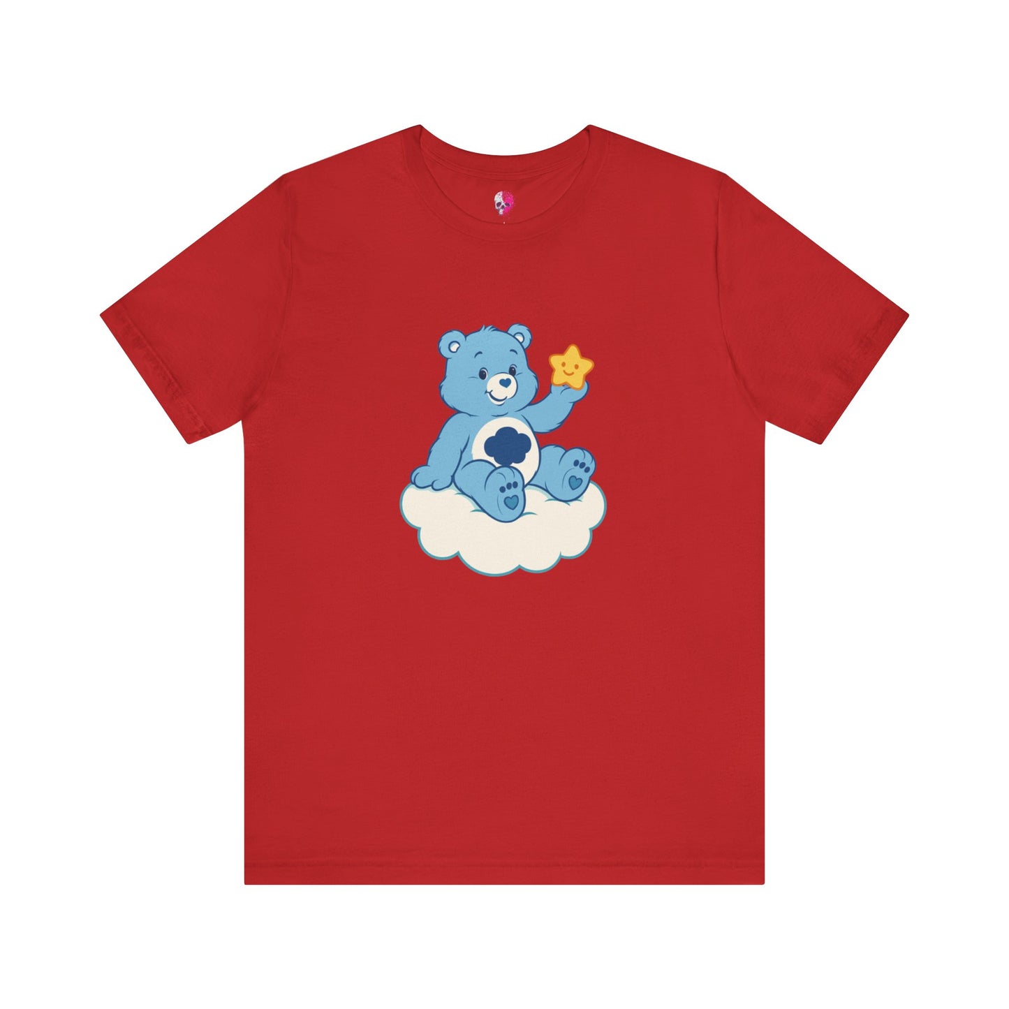 Cute Bear Cloud Tee, Adorable Graphic T-Shirt, Perfect Gift for Kids, Baby Shower, Birthday Party, Casual Wear