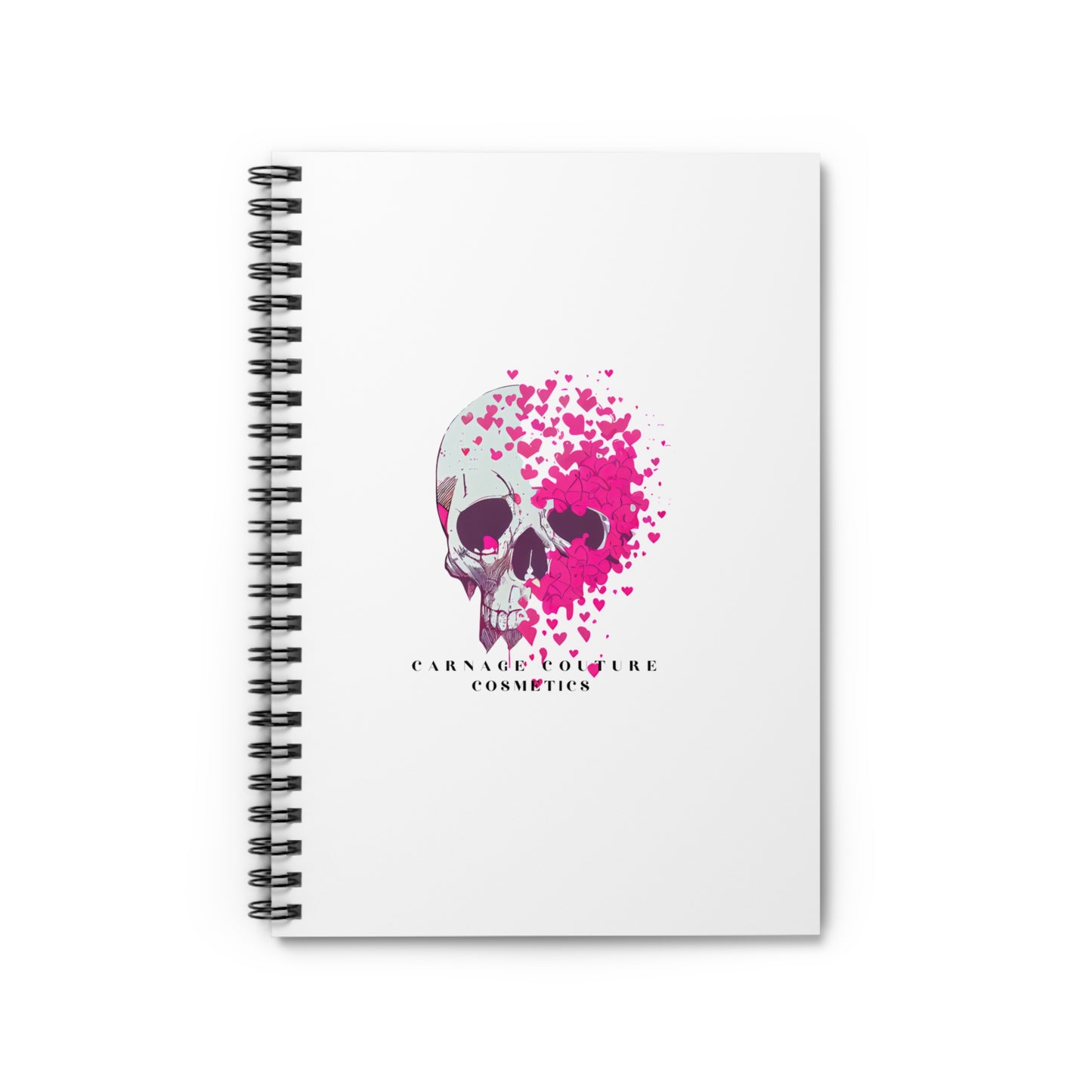 Carnage Couture Cosmetics Spiral Notebook - Ruled Line