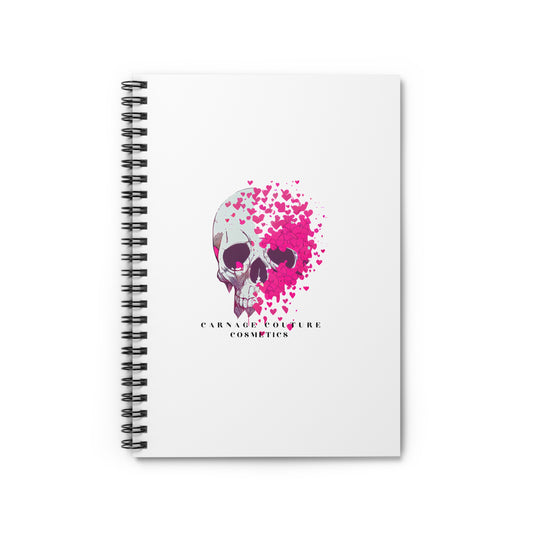 Carnage Couture Cosmetics Spiral Notebook - Ruled Line