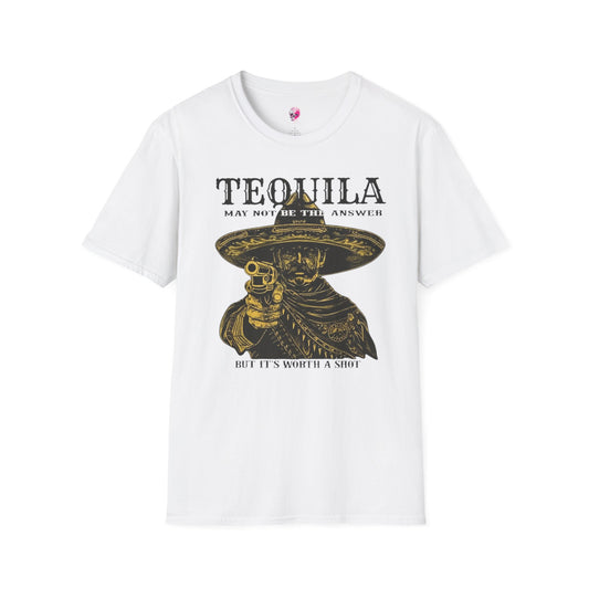 Tequila Themed Unisex T-Shirt, Funny Drinking Shirt, Gift for Tequila Lovers, Party Apparel, Casual Wear, Summer Top