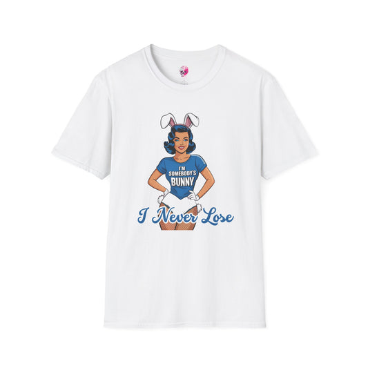 Unisex Graphic T-Shirt, Playful Bunny Design, Casual Wear, Gift for Friends, Fun Birthday Party Shirt, Spring Festival Apparel