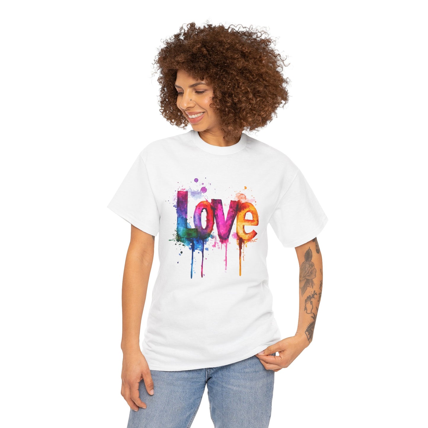 LOVE Unisex Heavy Cotton Tee