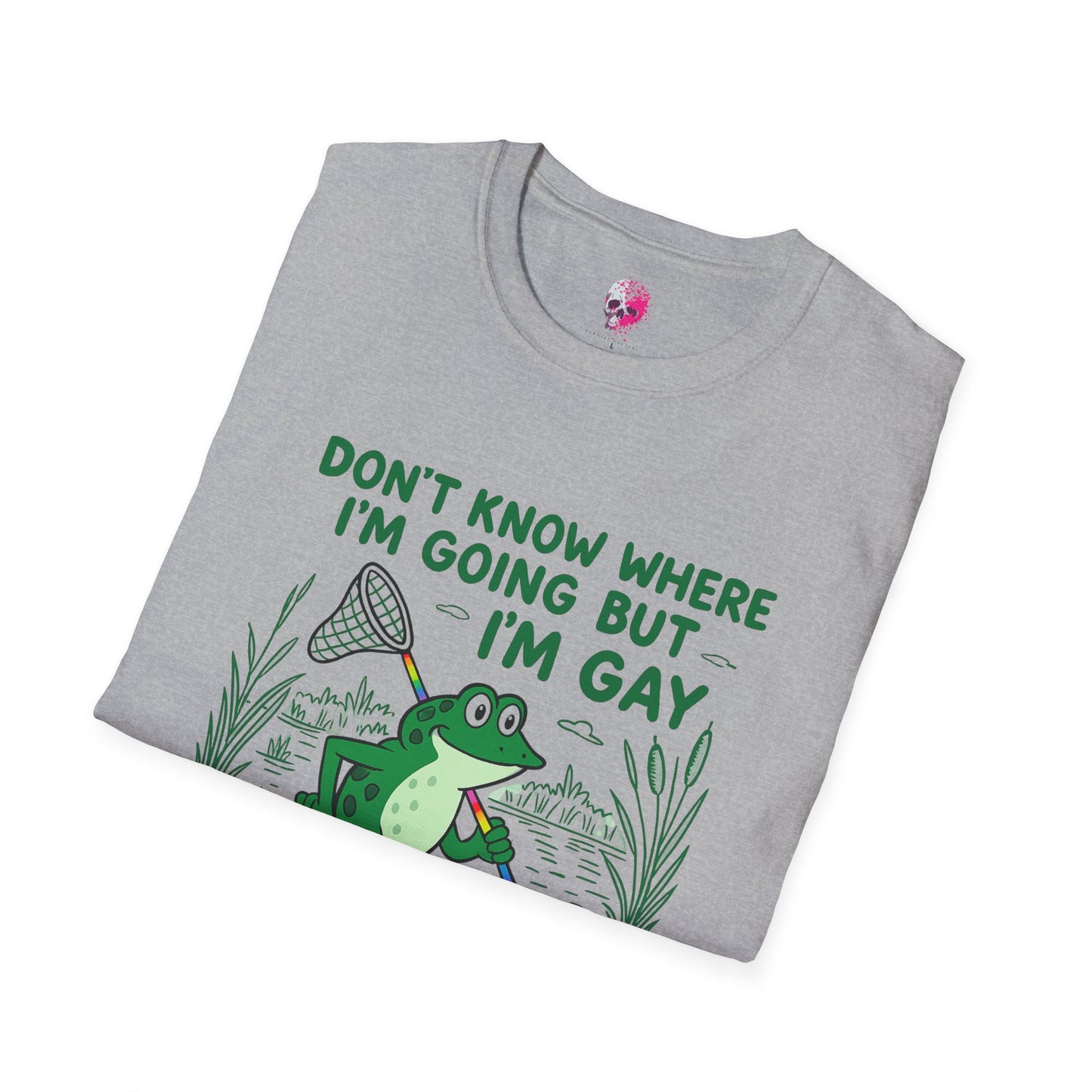 Playful Frog LGBTQ+ Unisex T-Shirt, Funny Tees for Pride Month, Gift for Friends, Casual Wear, Summer Fashion, Nature Lovers