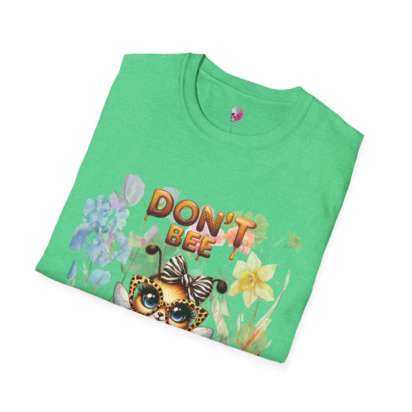 Bee T-Shirt - 'Don't Be Judgy' Floral Design