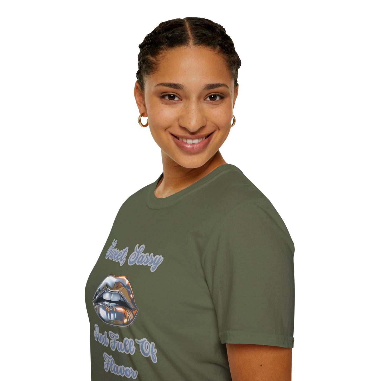 Sweet, Sassy, and Full of Flavor T-Shirt | Trendy Graphic Tee for Confident Individuals, Gift for Birthdays, Casual Wear, Summer [...]