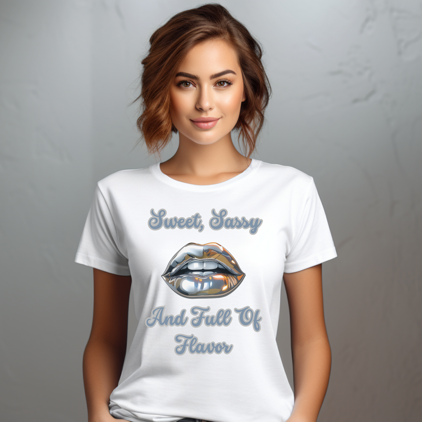 Sweet, Sassy, and Full of Flavor T-Shirt | Trendy Graphic Tee for Confident Individuals, Gift for Birthdays, Casual Wear, Summer [...]