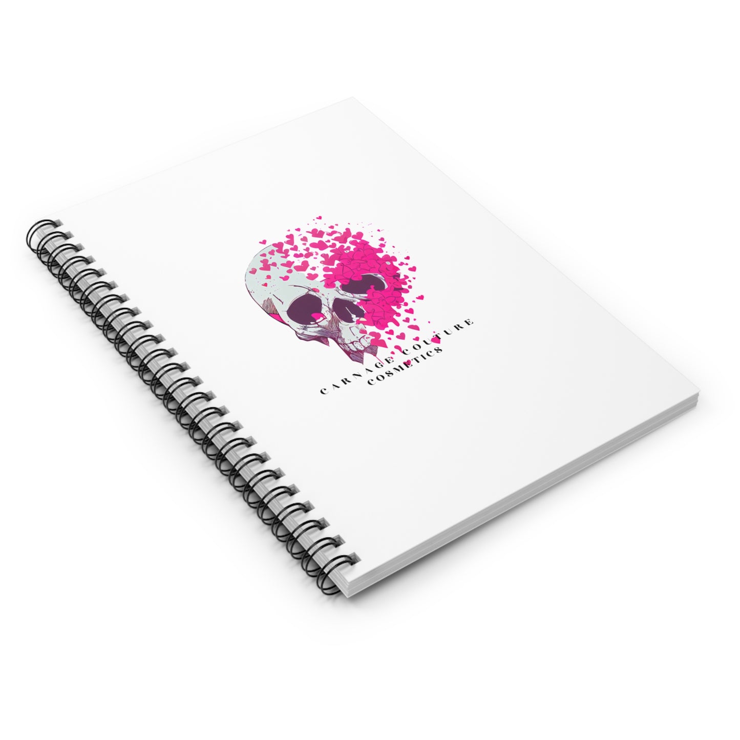 Carnage Couture Cosmetics Spiral Notebook - Ruled Line