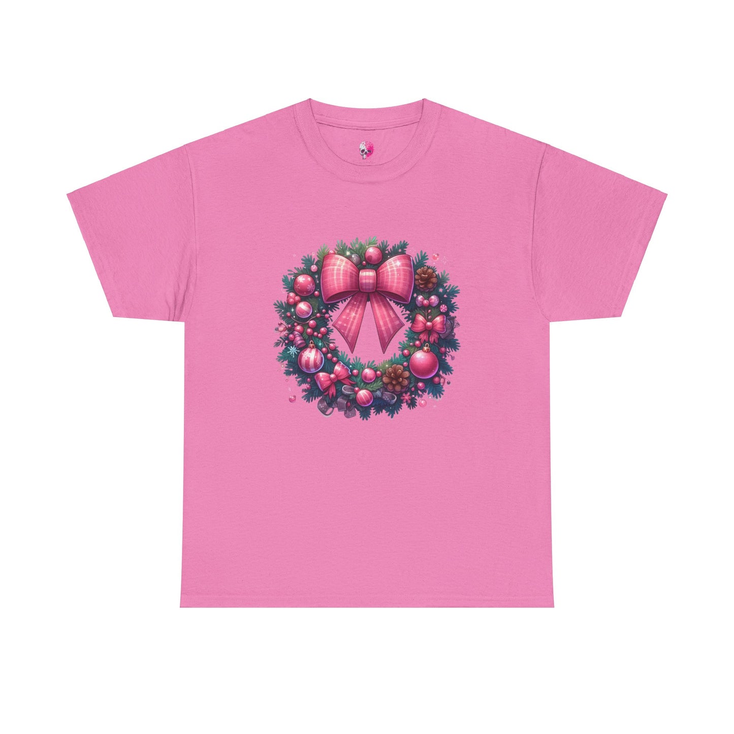 Christmas Wreath Unisex Heavy Cotton Tee