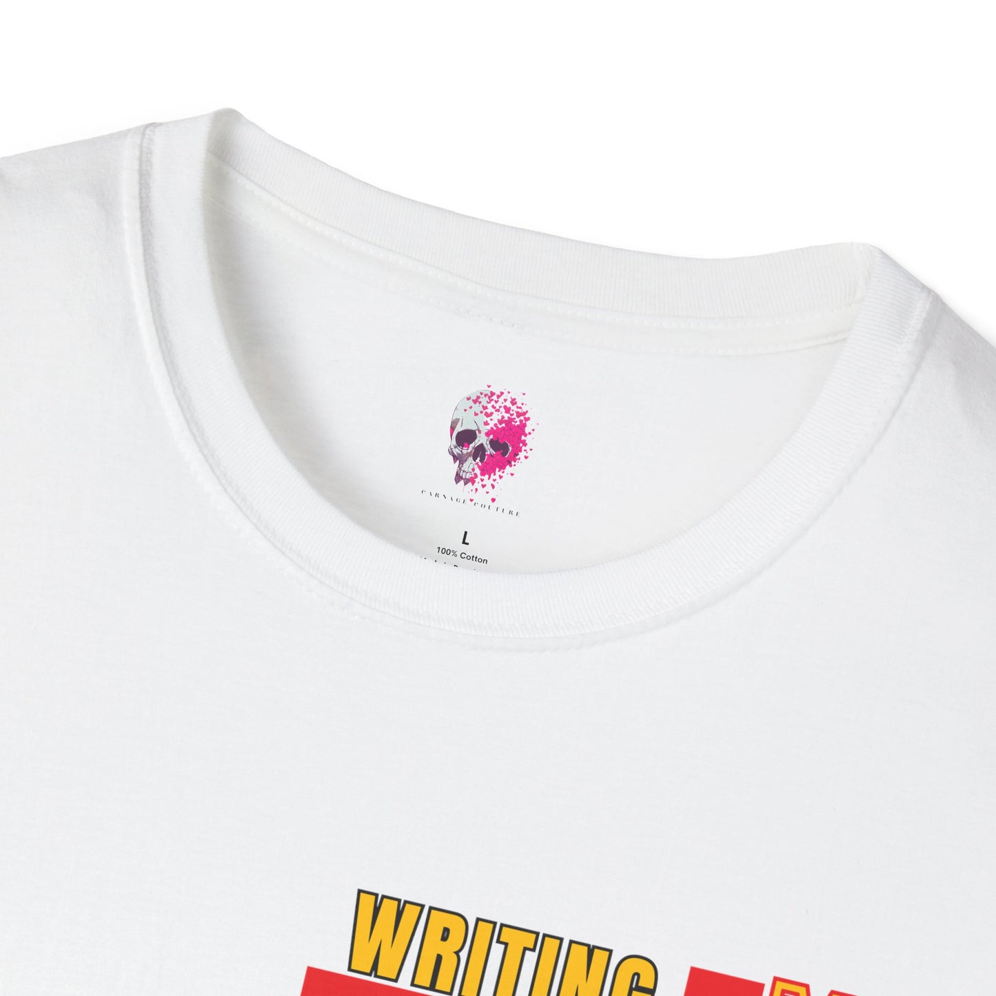 Inspirational Unisex T-Shirt, Still Writing My Story Tee, Empowerment Shirt, Motivational Apparel, Gift for Writers, Casual Wear
